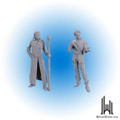 Baldur's Gate 3 Unpainted Miniatures: Gale/Astarion